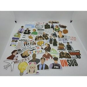 "Criminal Minds" 50pcs Deco Stickers Pack Movie Cartoon Art Luggage Vinyl Decals